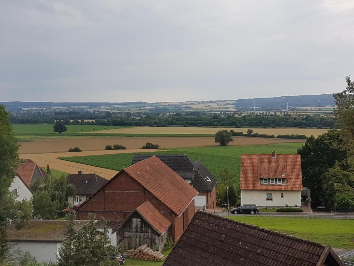 Ferienwohnung Weserblick ヘッシシュ・オルデンドルフ エクステリア 写真
