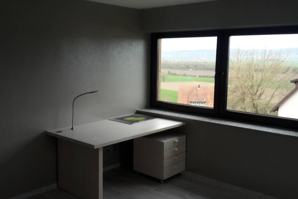 Ferienwohnung Weserblick ヘッシシュ・オルデンドルフ エクステリア 写真