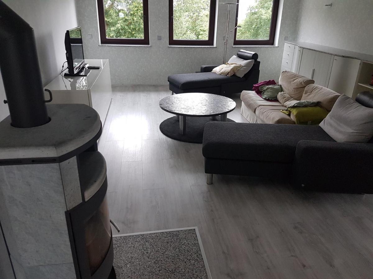 Ferienwohnung Weserblick ヘッシシュ・オルデンドルフ エクステリア 写真